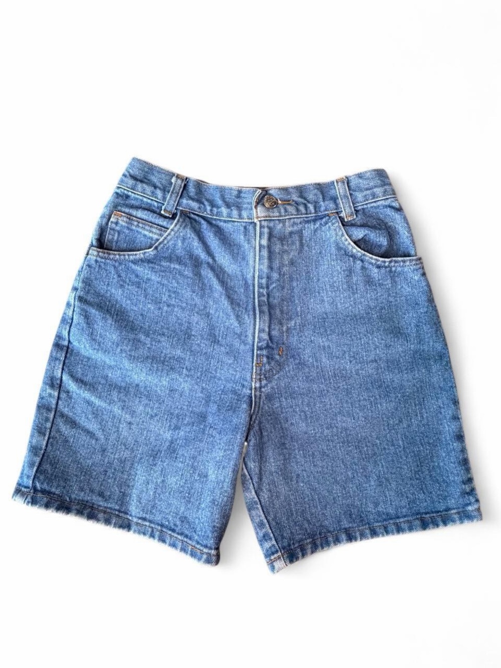 Vintage BODIGI 80s 90s High Rise Denim Mom Shorts Size 12R 100% Cotton